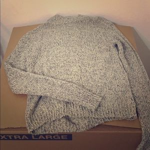 Grey turtle neck